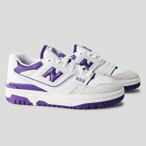 New Balance 550 white/prism purple NEW